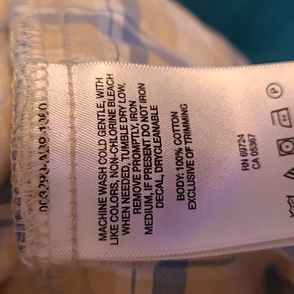 Columbia Shirt Mens XLT Athletic Plaid Outdoor Striped Button Down - Picture 4 of 4